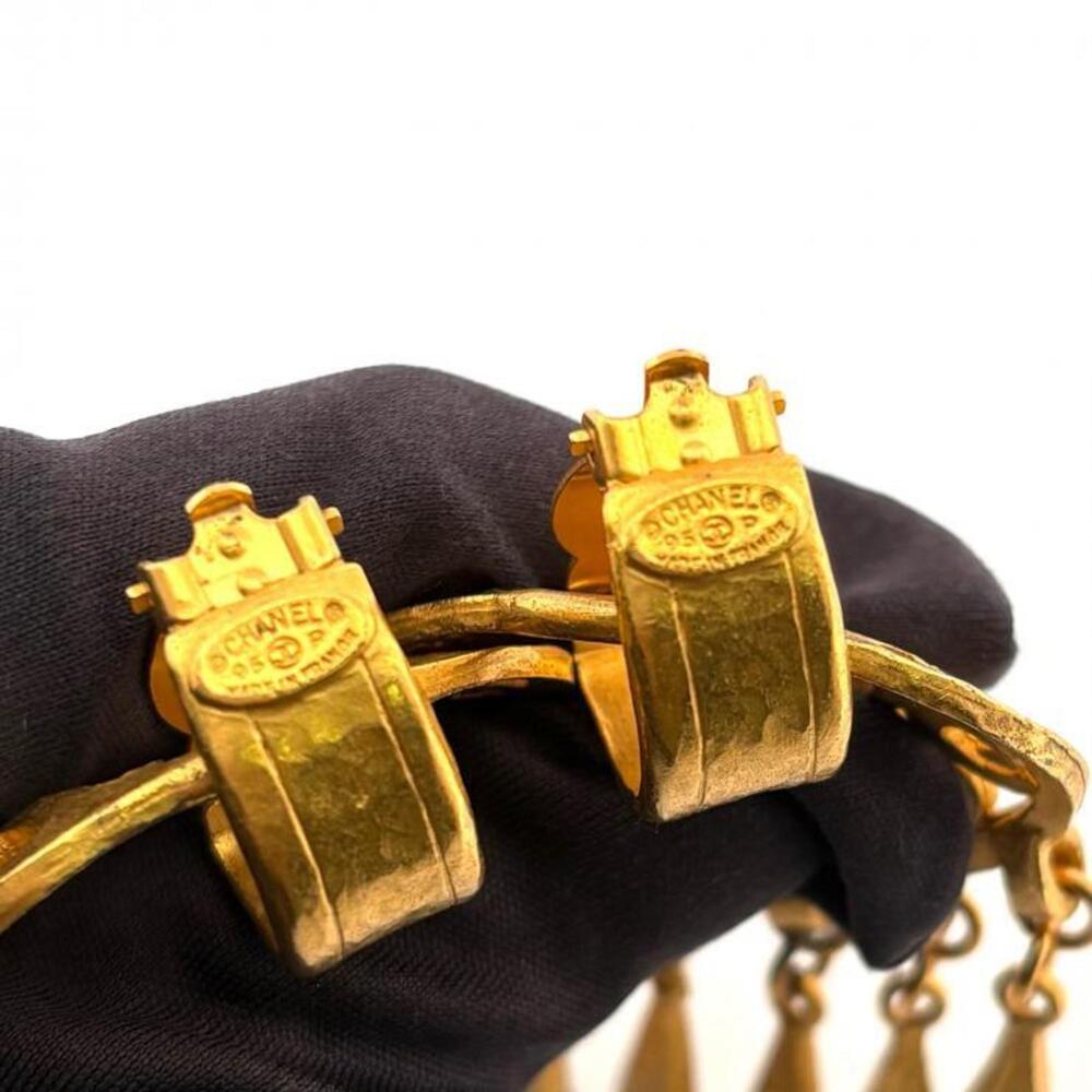 Chanel Cc Logo Clip-On Earrings Metal #247073C11B - Picture 5 of 6